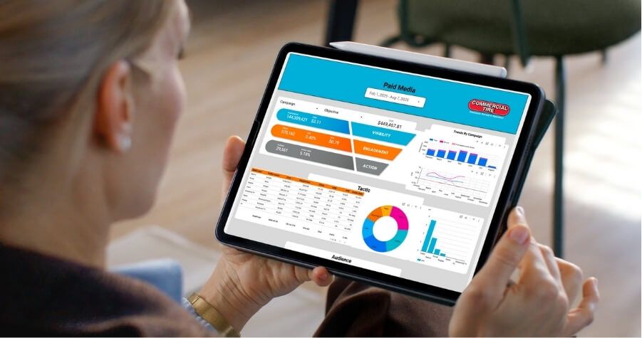 Commercial Tire dashboard