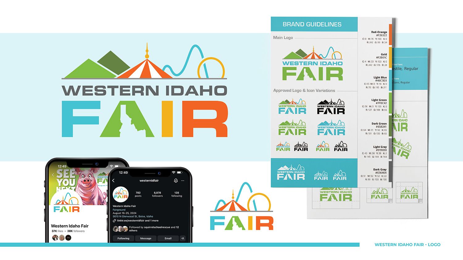 Western Idaho Fair brand materials